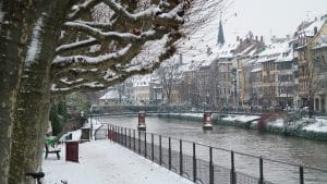 Strasbourg sous la neige