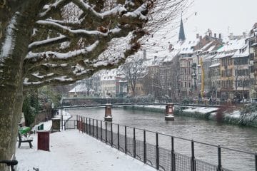 Strasbourg sous la neige