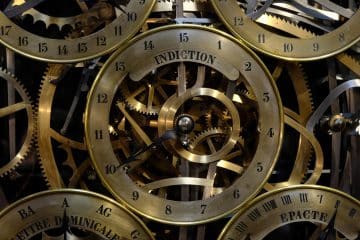 Rouages de l'horloge